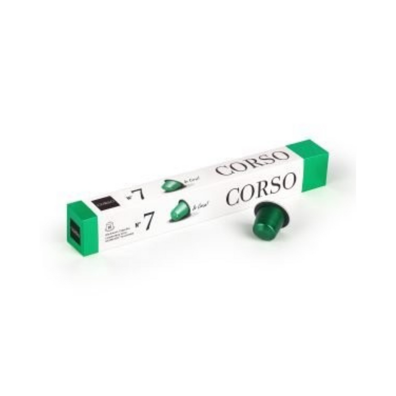 CORSO 7 Green Nespresso® Compatible Aluminum Capsule