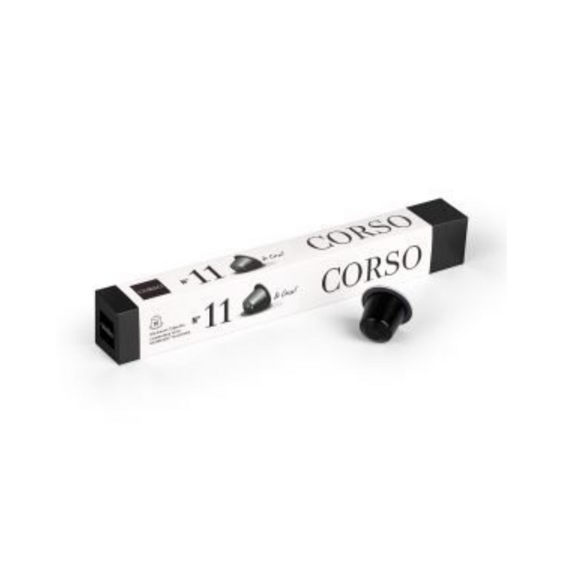 CORSO 11 Black Nespresso® Compatible Aluminum Capsule