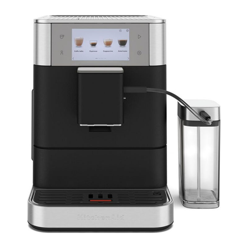 KitchenAid Fully Automatic Espresso Machine KF8 with Milk Container - Cast Iron Black