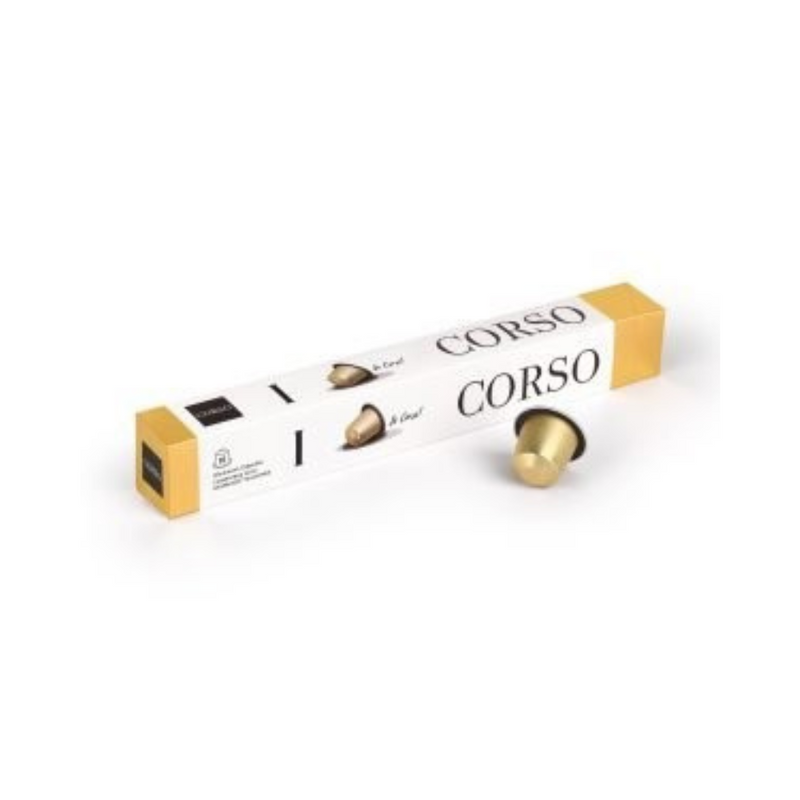CORSO I Gold Nespresso® Compatible Aluminum Capsule