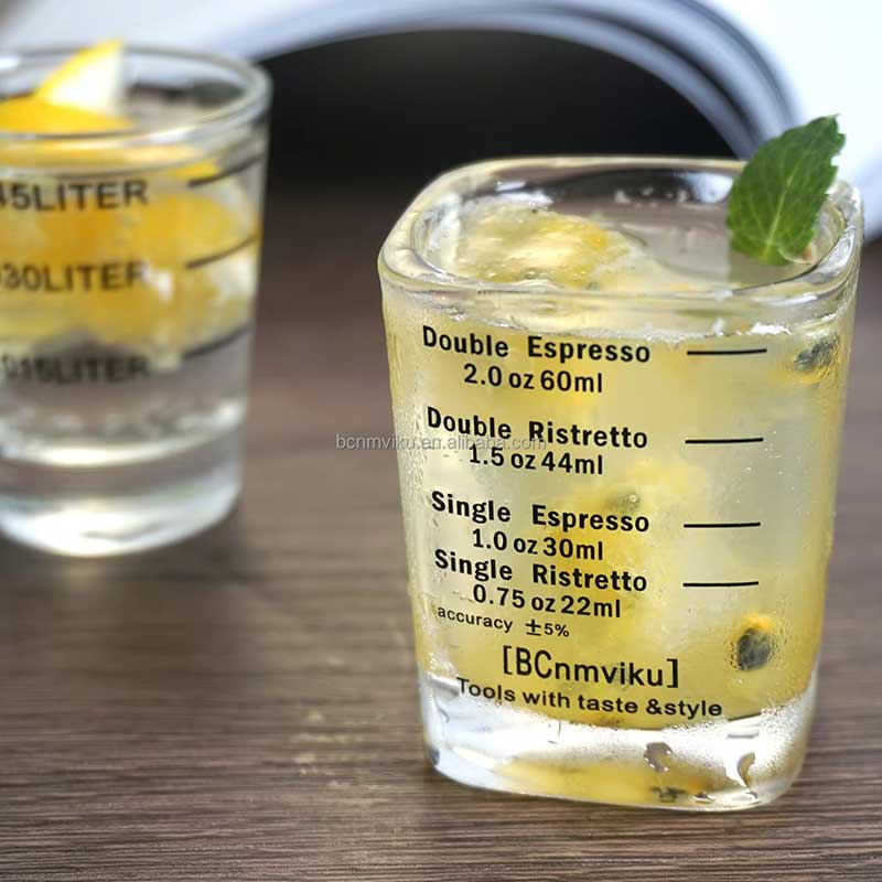 Set of 6 Premium 75ML Crystal Espresso Shot Glass