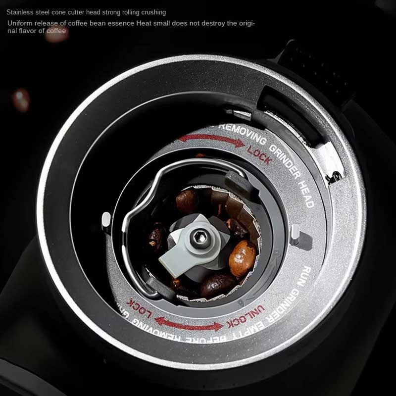 Italian Stainless Steel Electric Coffee Grinder