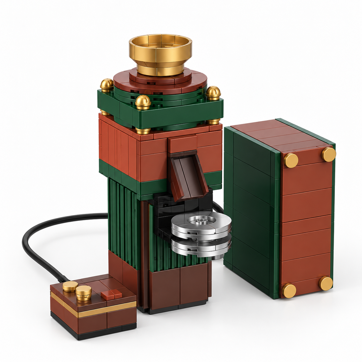 Midsummer Green Coffee Grinder Building Blocks