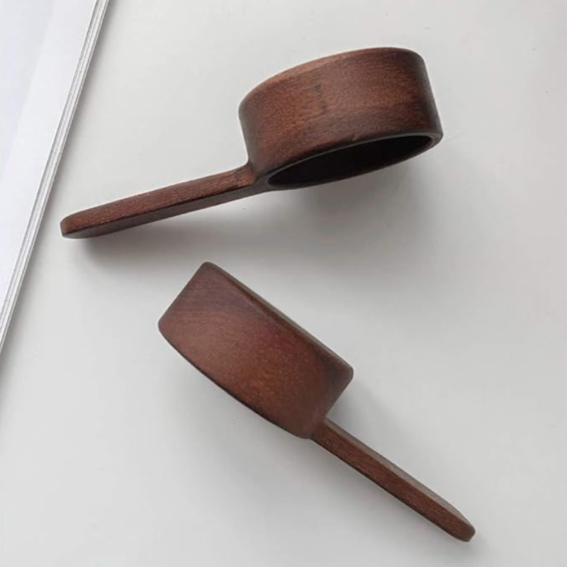 Wooden Coffee Scoop – Tablespoon Measuring Spoon for Ground Coffee, Tea, and Kitchen Use