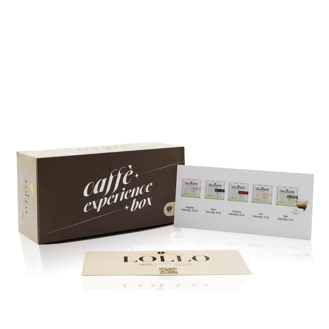 Lollo Caffè Experience Box pods tasting kit
