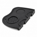 Coffee tamper mat  - silicon black -