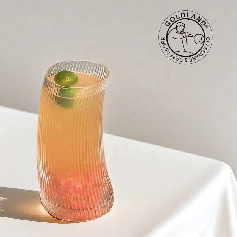 Creative Crescent Moon Shaped Glass Cups