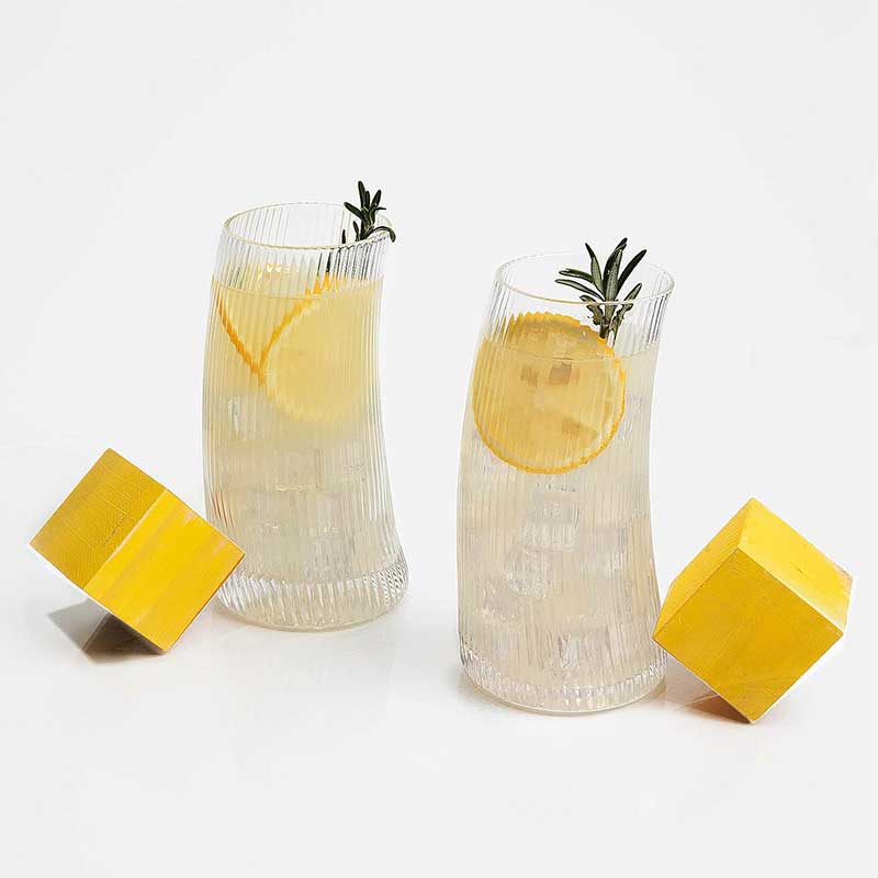 Creative Crescent Moon Shaped Glass Cups