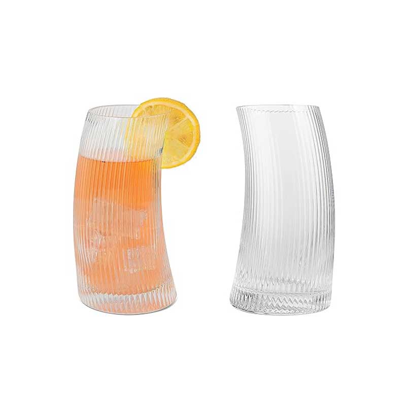 Creative Crescent Moon Shaped Glass Cups