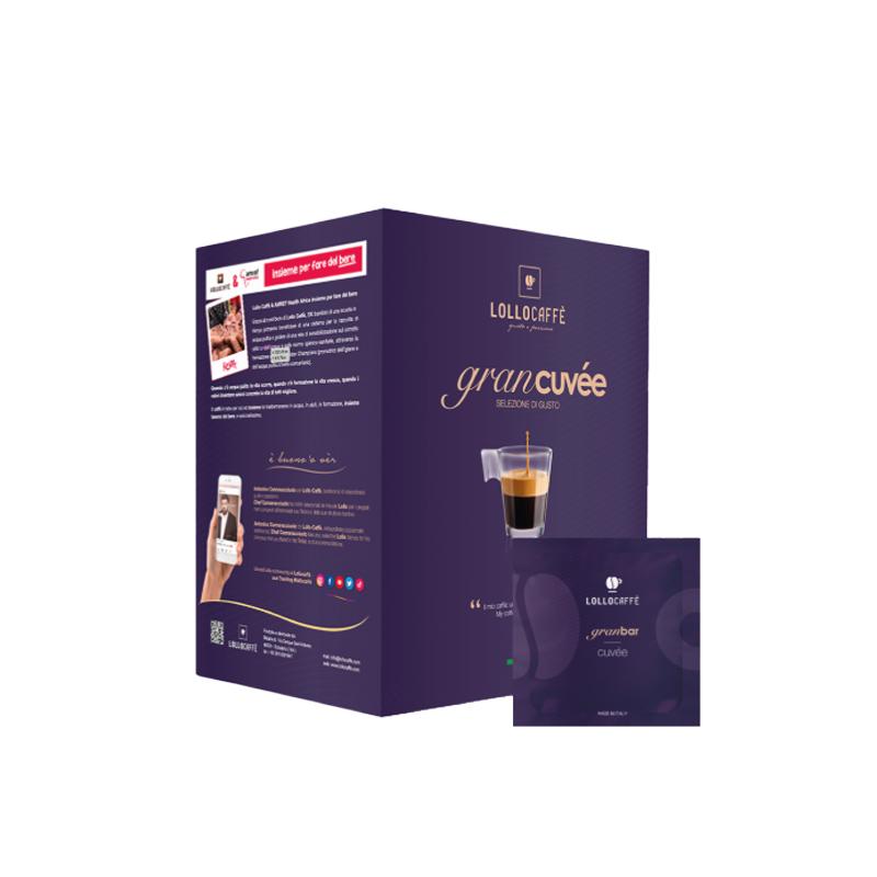 Lollo Caffè Cuvée ESE coffee pods box of 100