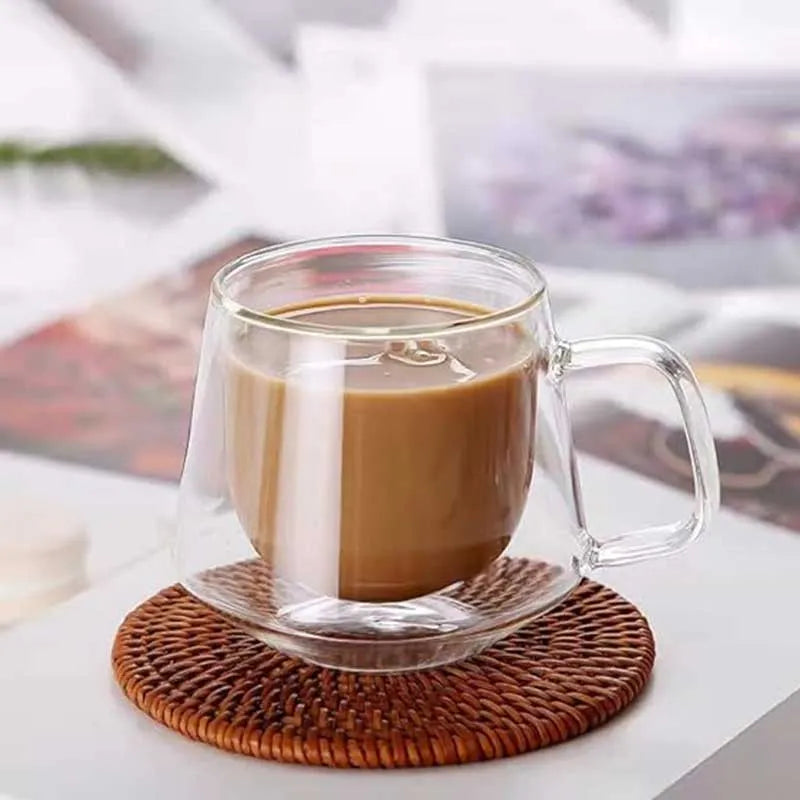 Resistant Glass Cup with Handle