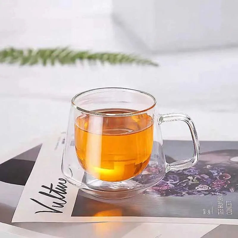 Resistant Glass Cup with Handle