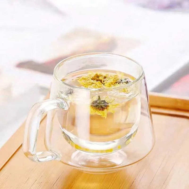 Resistant Glass Cup with Handle