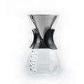 GEFU Butio Coffee Maker with Filter, Stainless Steel