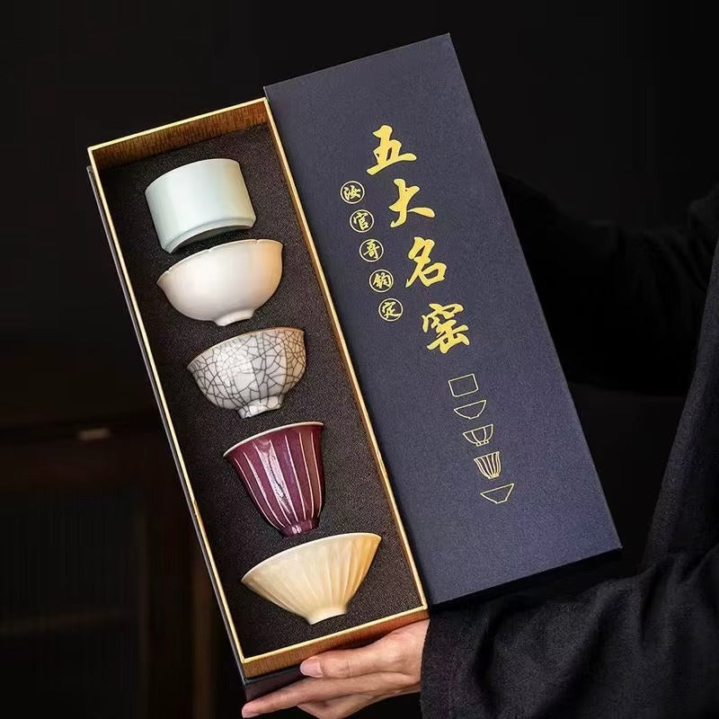 Personalized Ceramic Tea & Coffee Cups Gift Boxes | 90ml