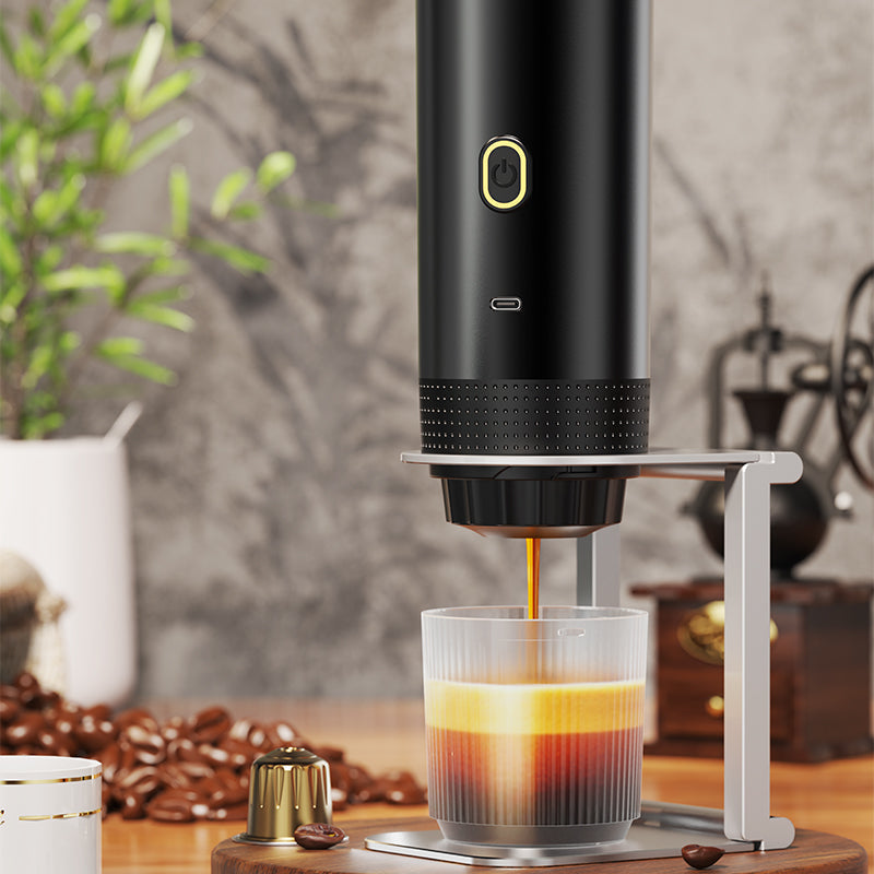 Portable Espresso Machine 20 Bar – Self-Heating 3-in-1 Coffee Maker with Travel Case & Stand