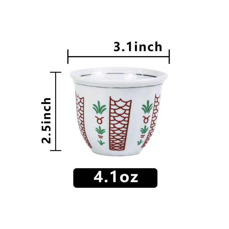 180ml Arabic Cawa Ceramic Coffee Cup