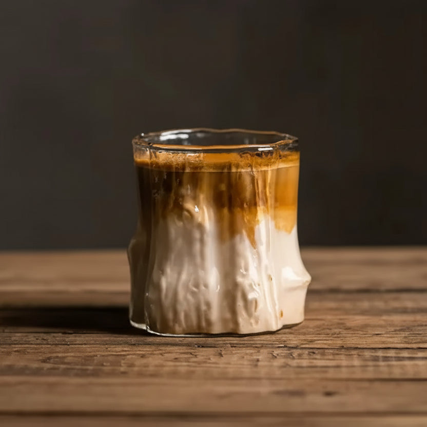 300ml Tree-Shaped Glass Cups Set of 2