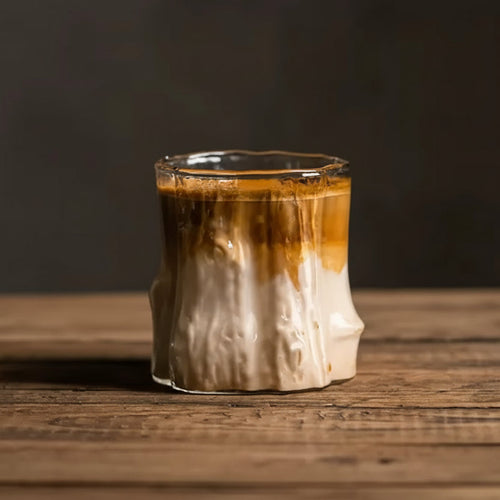 300ml Tree-Shaped Glass Cups Set of 2