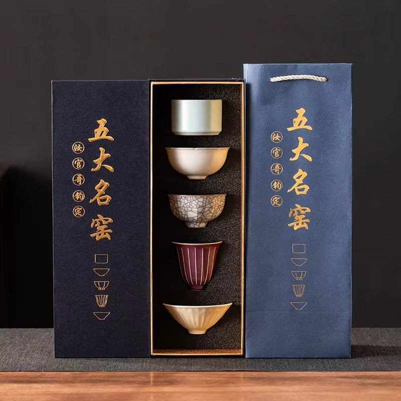 Personalized Ceramic Tea & Coffee Cups Gift Boxes | 90ml