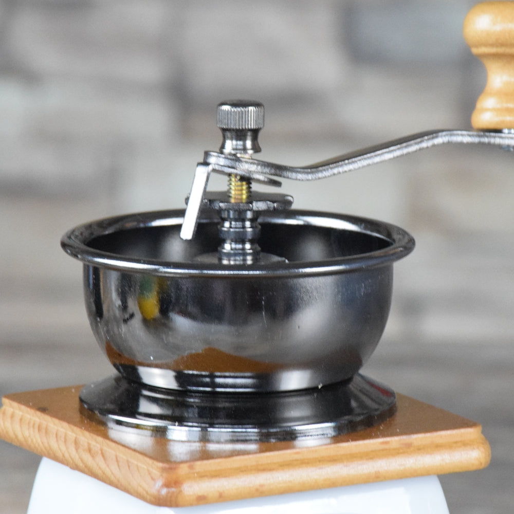 Vintage Manual Ceramic Coffee Grinder