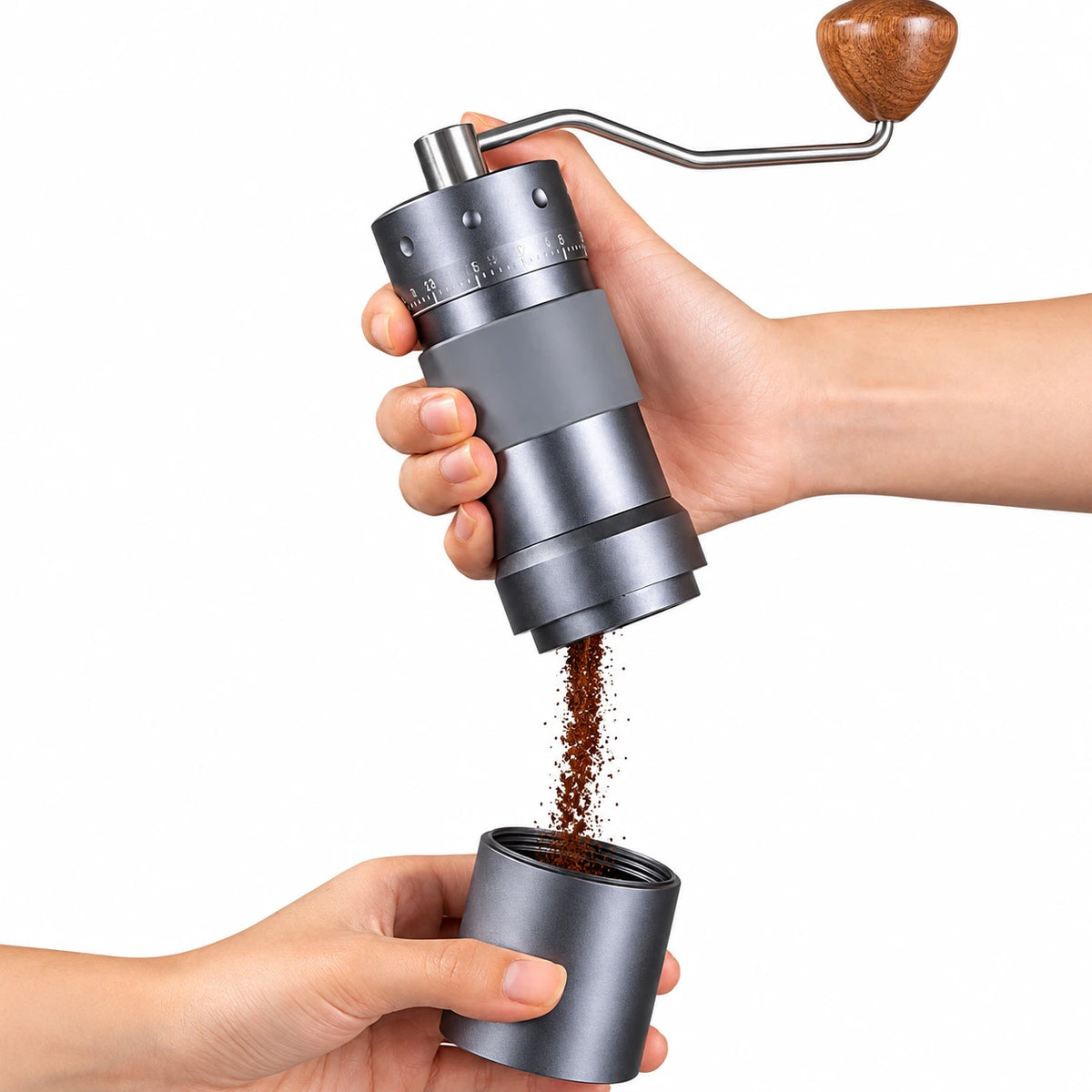 R50 Pro Manual Grinder with Magnetic Catch Cup