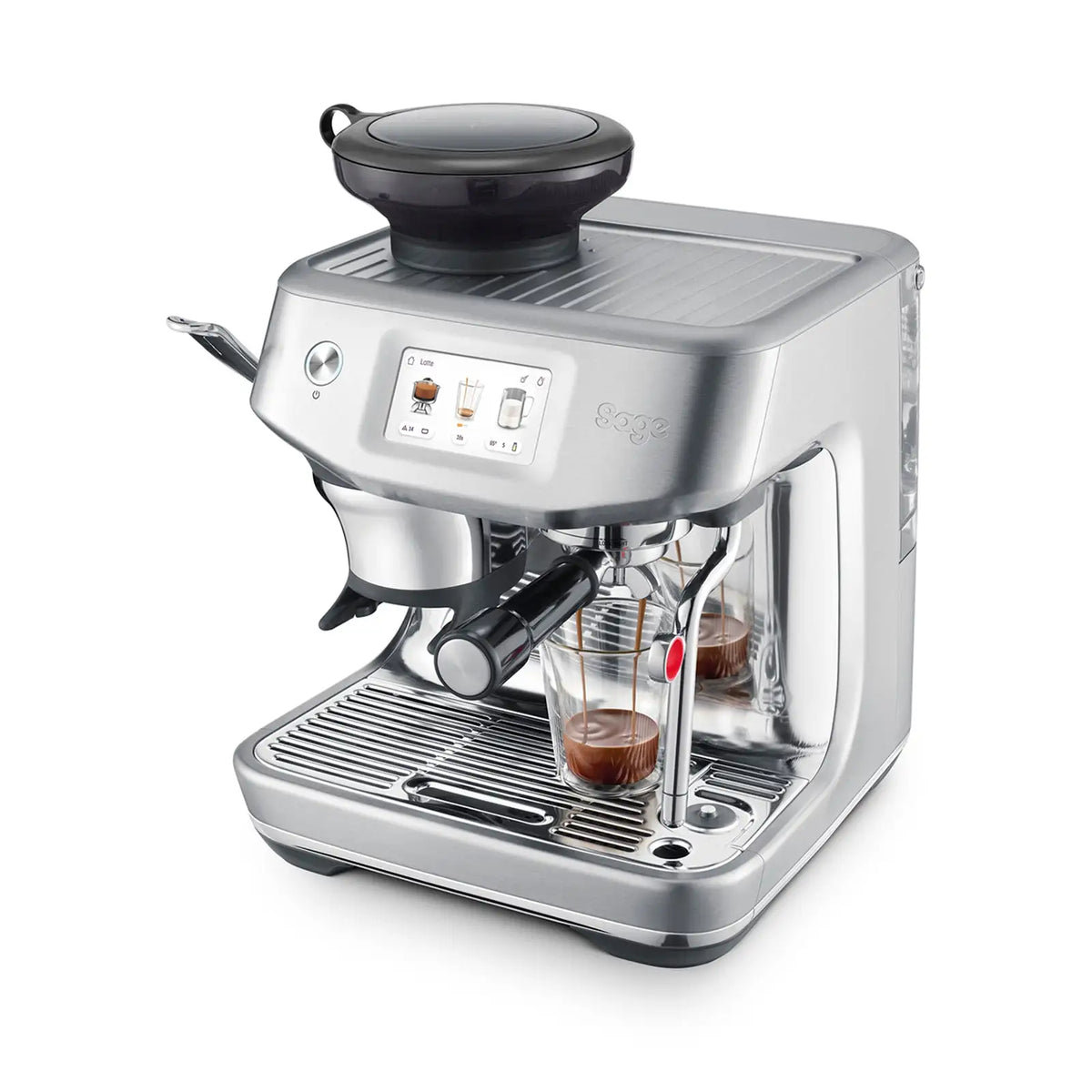 Sage Touch Impress Cold Brew Coffee Machine Brushed Steel