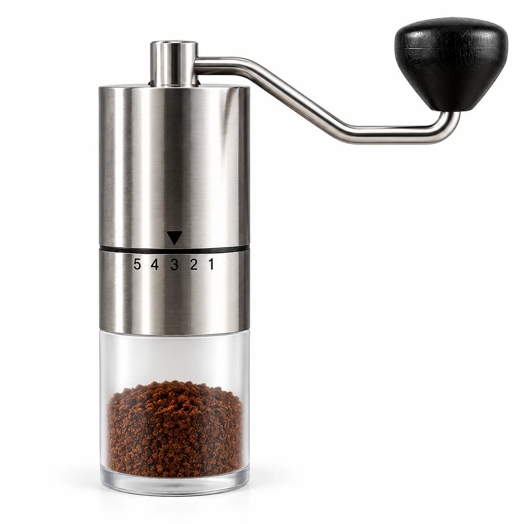 Manual Coffee Grinder – Portable Hand Crank Mill for Home Use