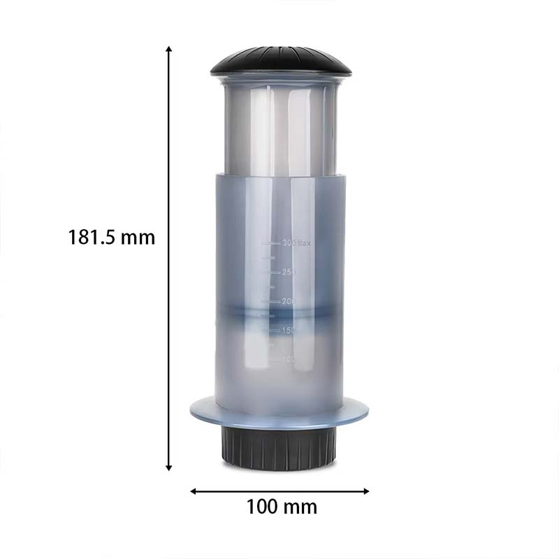 High-Quality Manual Coffee Press – Portable Pressure Brewer (AeroPress-Style)
