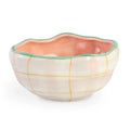 Checkered Pink Bowl
