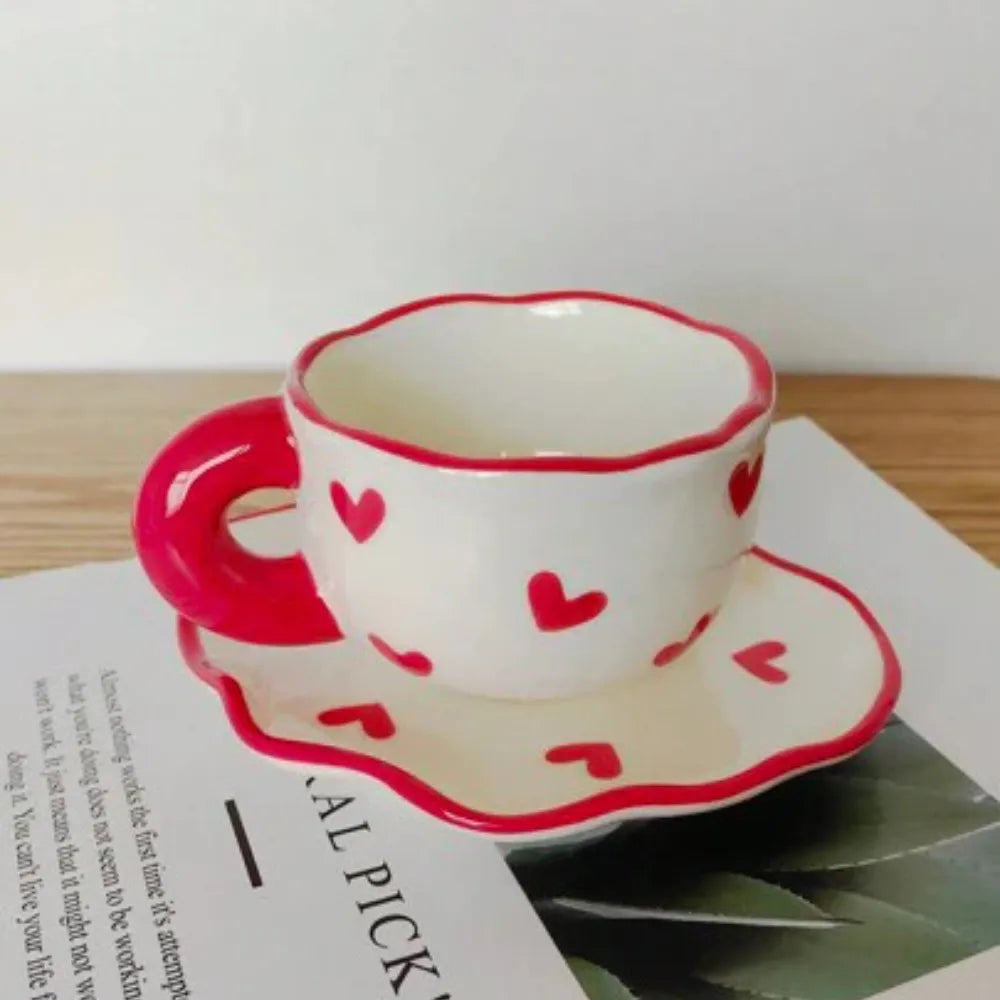 Red Hearts Mug