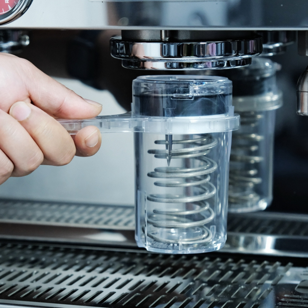 Espresso cleaning machine