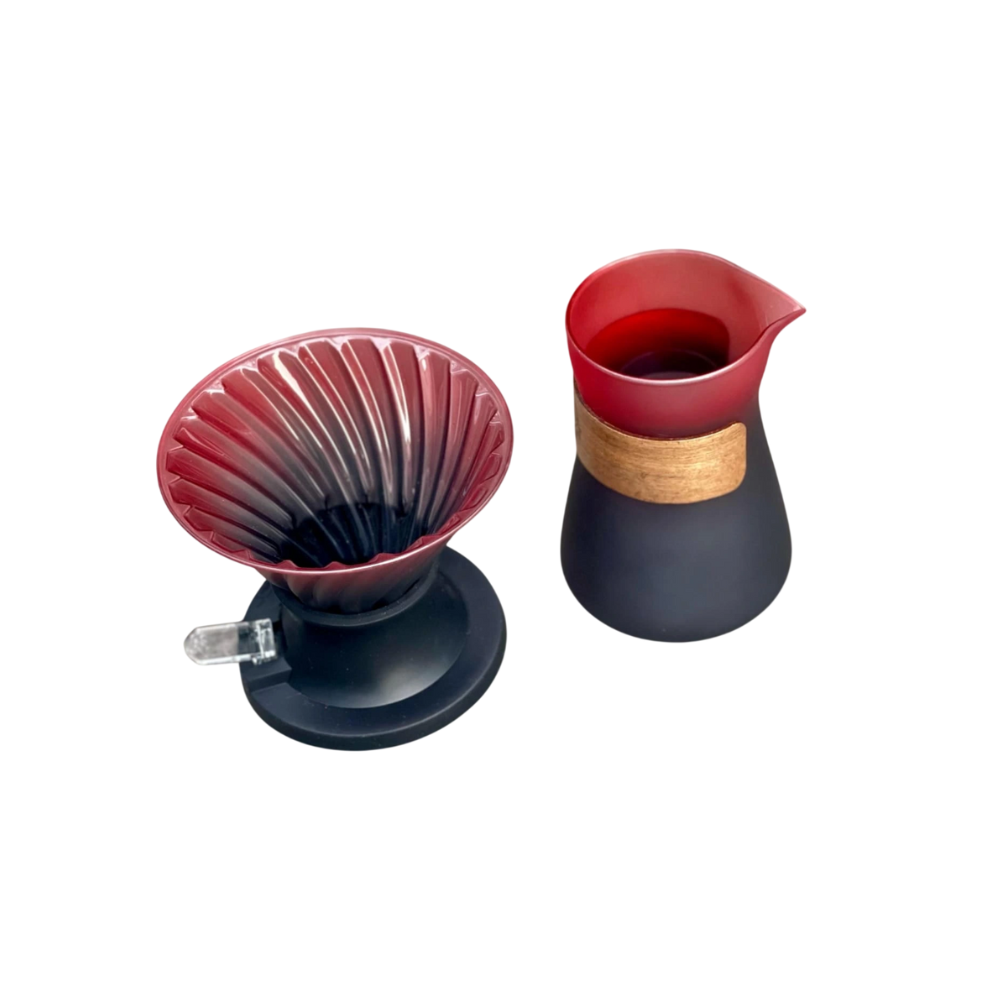 Colored glass V60 set