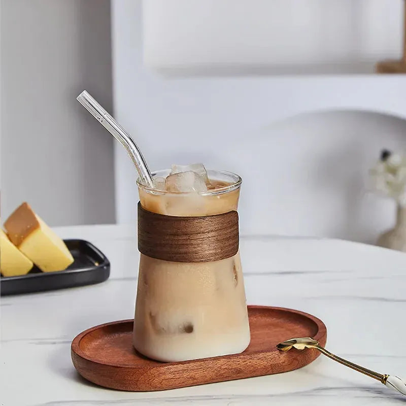 Versatile 380ml Glass Mug