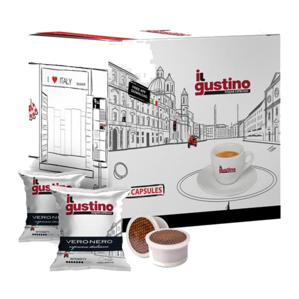 Il Gustino Vero Nero 70 Capsules