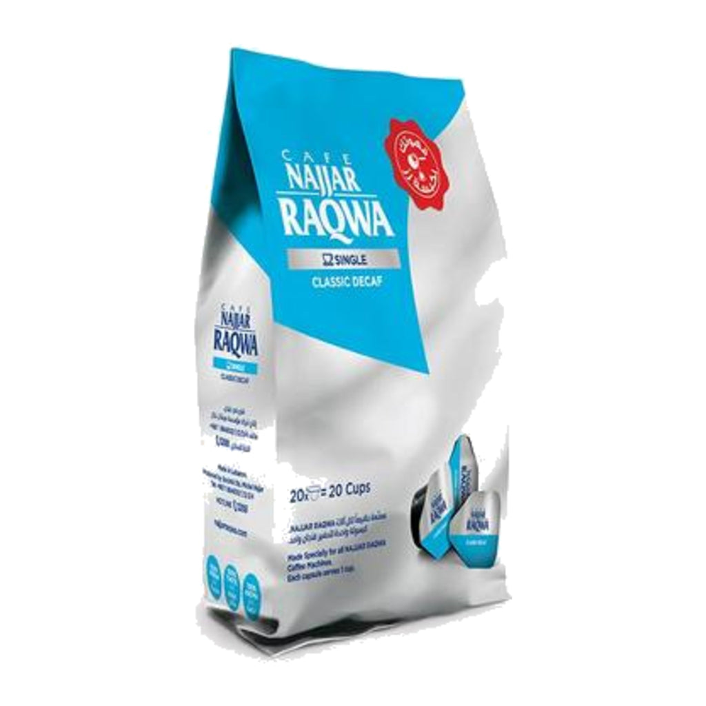 Najjar Raqwa Decaf 20 Single Capsules