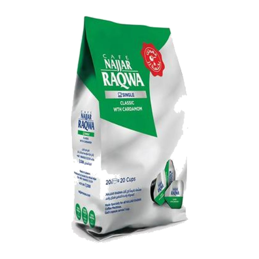 Najjar Raqwa with Cardamom 20 Single Capsules