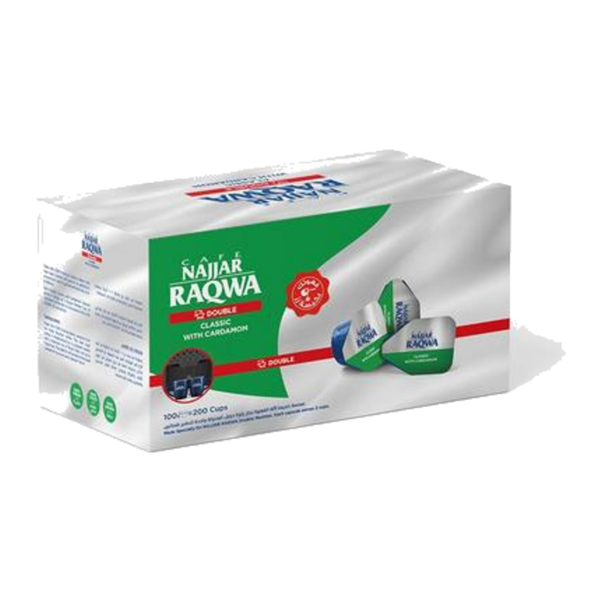Najjar Raqwa with Cardamom 100 Double Capsules