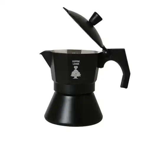 Moka Pot - Black - 6 Cups