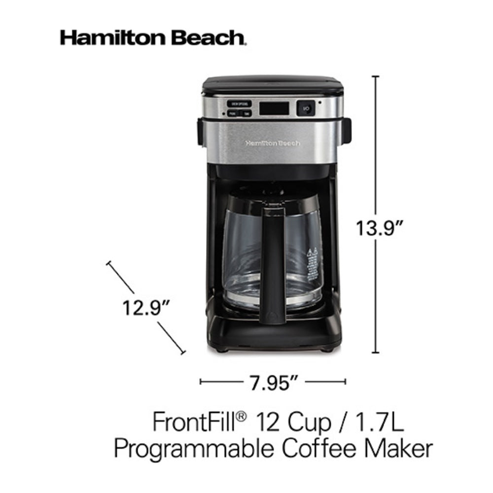Hamilton Beach FrontFill 1.7L Programmable Coffee Maker
