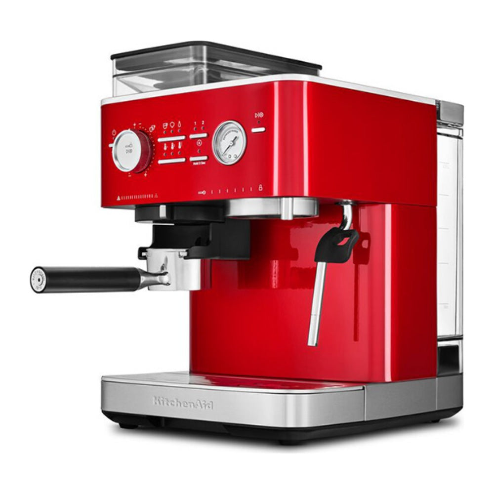 KitchenAid Semi-Automatic Espresso Machine with Burr Grinder - Candy Apple