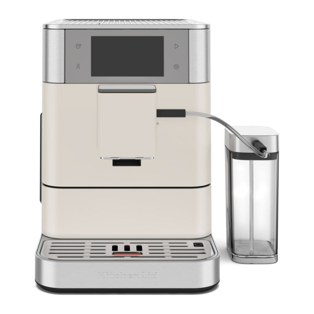 KitchenAid Fully Automatic Espresso Machine KF8 with Milk Container - Porcelain White