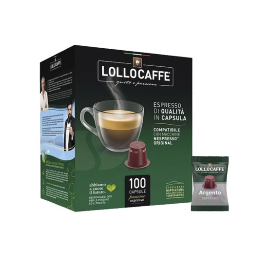 Lollo Caffe PassionEspresso – Argento 1 Box 30 Capsules