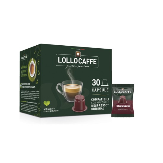 Lollo Caffe PassionEspresso – Classico 1 Box 30 Capsules