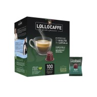 Lollo Caffe PassionEspresso – Decaf Capsules 1 Box 100 Capsules