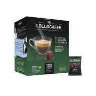 Lollo Caffe PassionEspresso – Nero 1 Box 100 Capsules