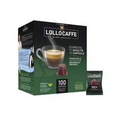 Lollo Caffe PassionEspresso – Nero 1 Box 100 Capsules