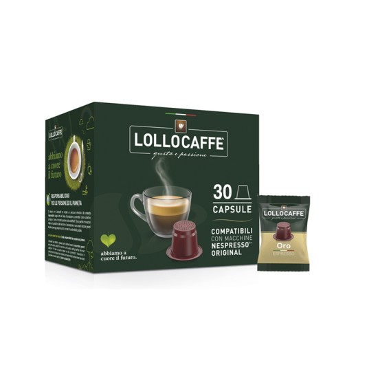 Lollo Caffe PassionEspresso – Oro 1 Box 30 Capsules