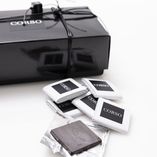 CORSO Dark Chocolate with Roasted Coffee Chunks 