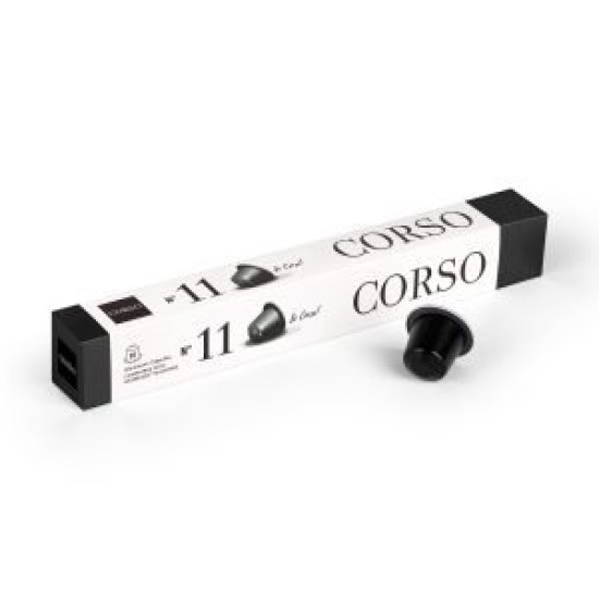 CORSO 11 Black Nespresso® Compatible Aluminum Capsule  
